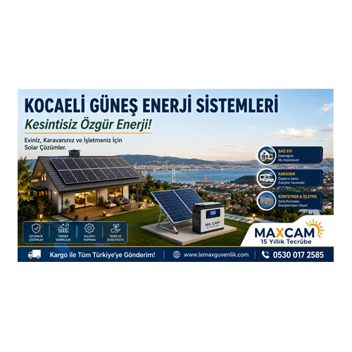 Kocaeli Bağ Evi ve Konteyner Güneş Enerji Sistemleri