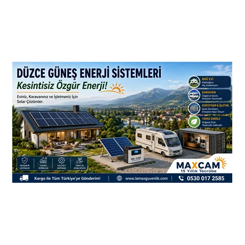Düzce Tak Çalıştır Hazır Güneş Enerji Sistemleri Paketleri