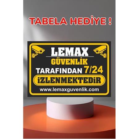 12 Kameralı SESLİ 5MP Sony Lens Gece Renkli Araç Ve Yüz Tanımalı Kamera Sistemi