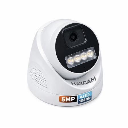 Maxcam AHD 5MP IR LED AHD Gece Görüşlü Dome Sesli Güvenlik Kamerası