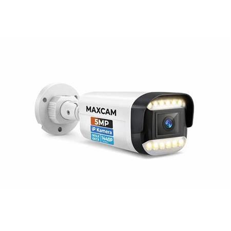 5 MP Sesli Poeli Gece Renkli 1440P IP Dış Mekan Çakarlı Güvenlik Kamerası