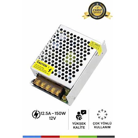 Maxcam 12 Volt 12.5 Amper Güvenlik Kamera Sistemi Adaptörü