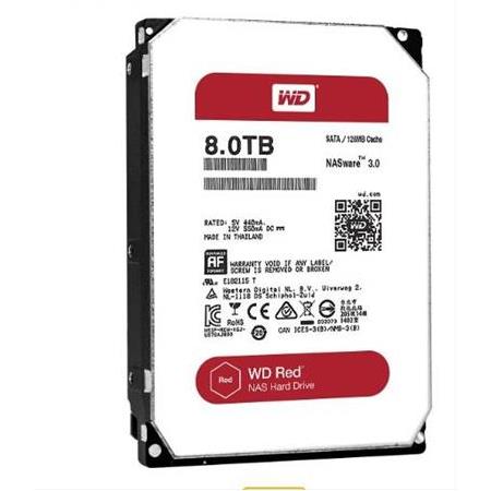 Western Digital 3.5" 8 TB Red WD80EFZX SATA 3.0 5400 RPM Hard Disk