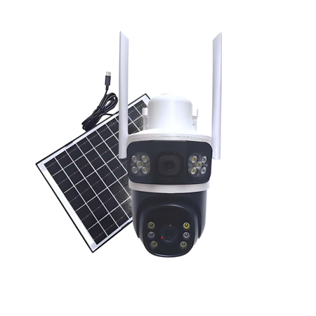 Aov Çift Kameralı 7/24 Kayıt E Sim Özellikli 4g Solar Kamera