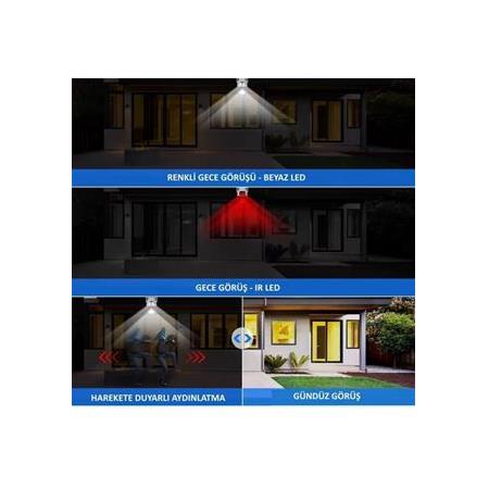 O-kam PRO Çift Kameralı Dual Lens Wifi Akıllı Kamera , Yapay Zeka, Gece Görüş,