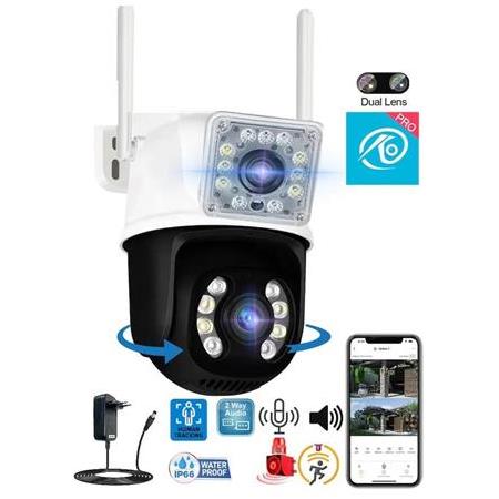 O-kam PRO Çift Kameralı Dual Lens Wifi Akıllı Kamera , Yapay Zeka, Gece Görüş,