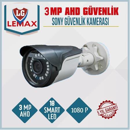 3 MP Dış Mekan Gece Görüşlü Ahd Güvenlik Kamerası